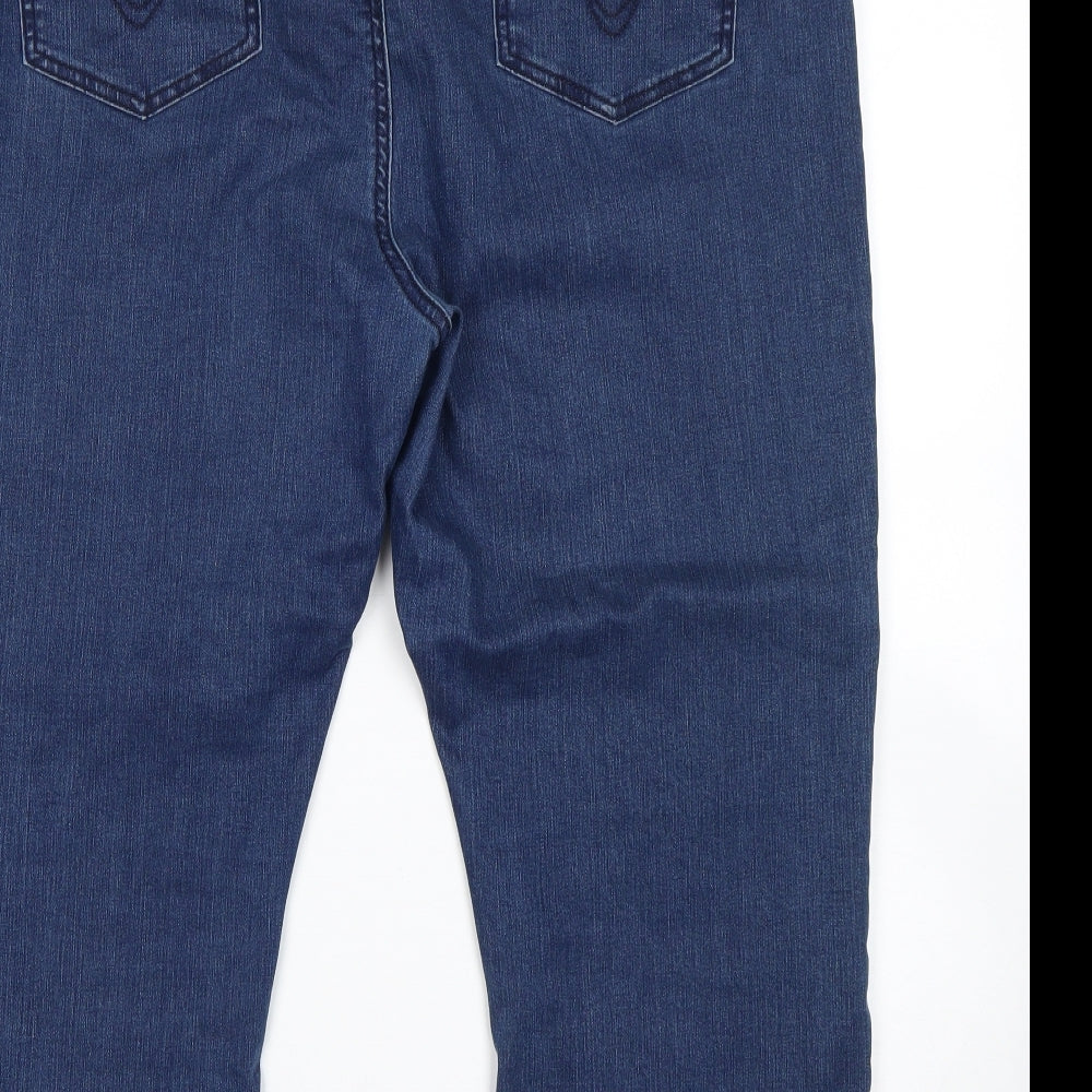 M&S Womens Blue   Cropped Jeans Size 20 L23 in