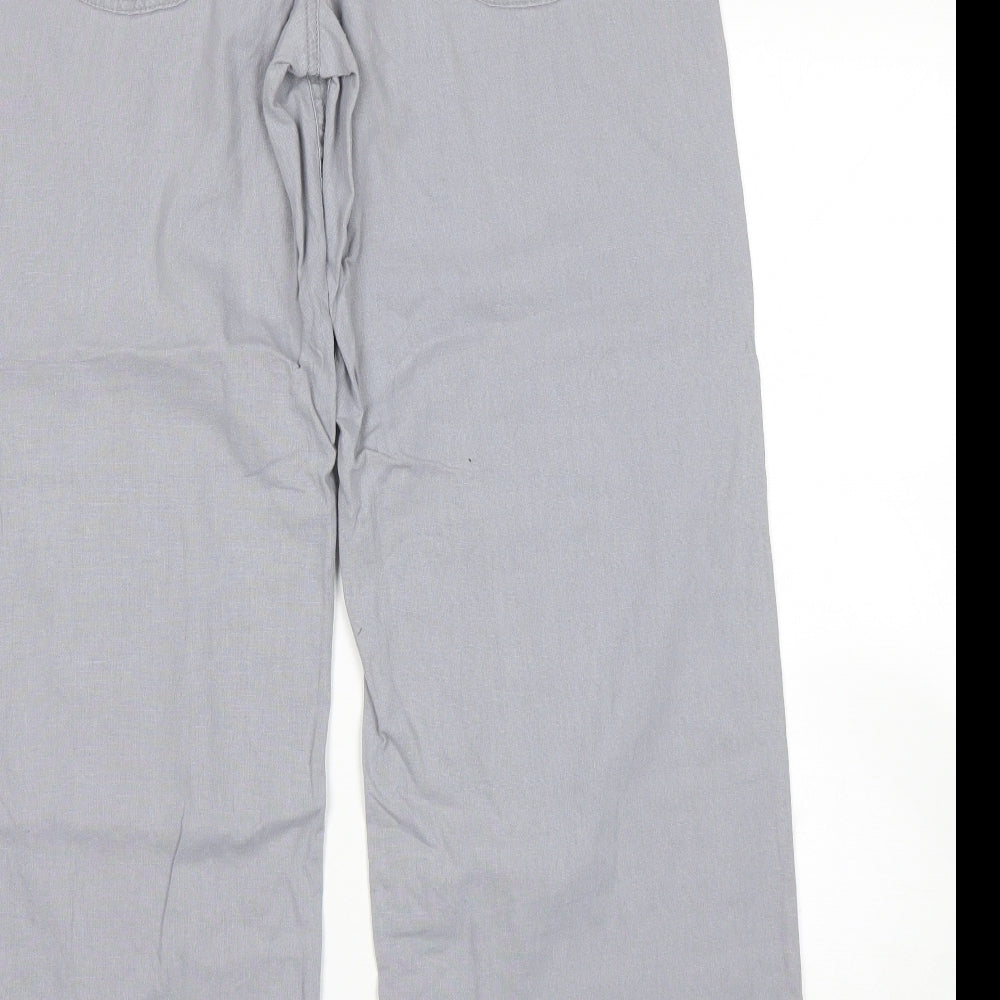 Select Womens Grey   Trousers  Size 12 L30 in - Linen trousers