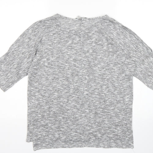 Peacocks Womens Grey   Pullover Jumper Size 14
