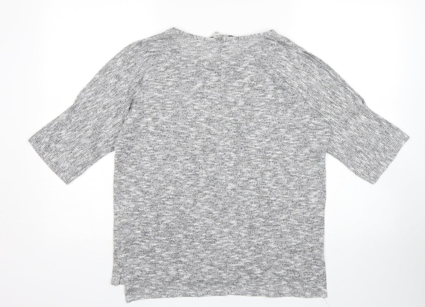 Peacocks Womens Grey   Pullover Jumper Size 14