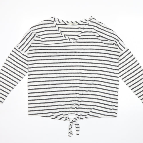George Womens Multicoloured Striped  Pullover Jumper Size 16