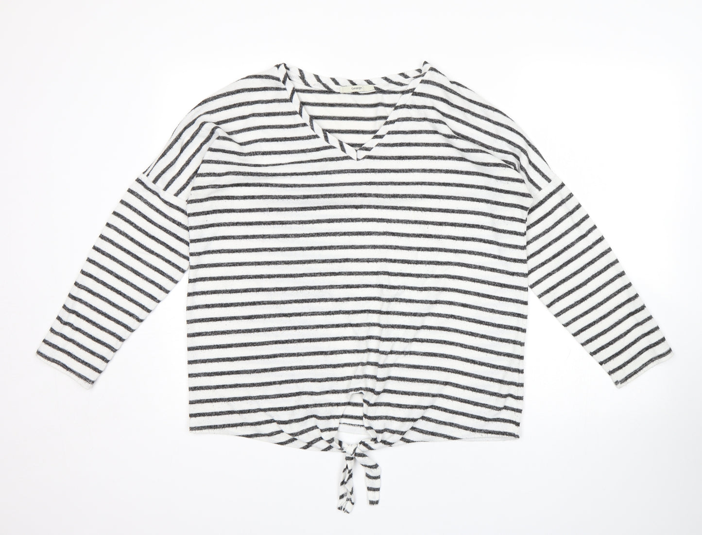 George Womens Multicoloured Striped  Pullover Jumper Size 16