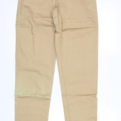 Moose Golf Clothing Womens Beige   Chino Trousers Size 8 L33 in