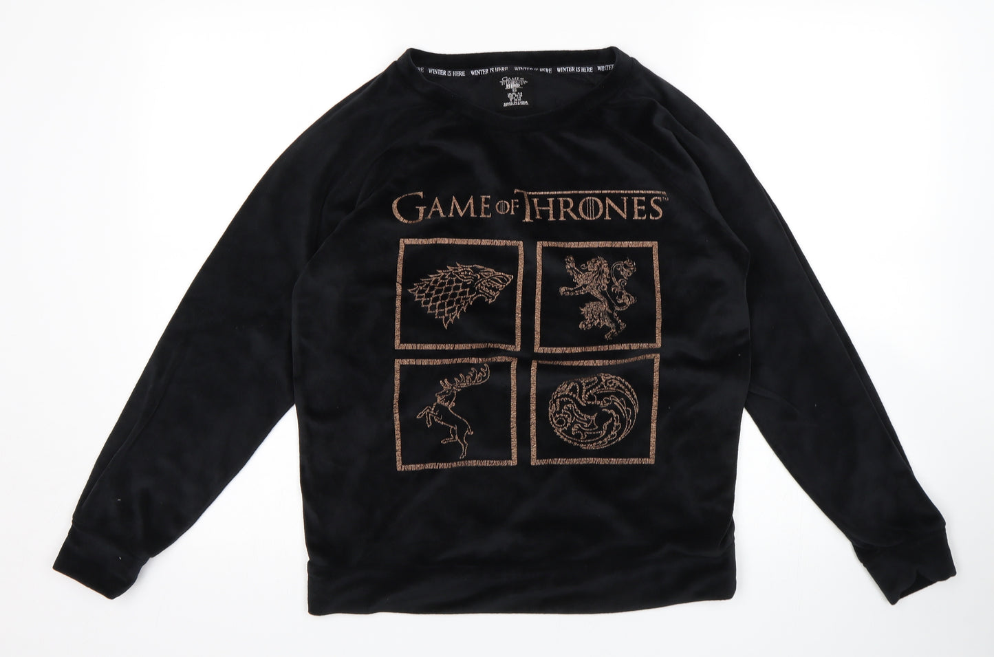 love to lounge Womens Black    Pyjama Top Size XS  - Game Of Thrones