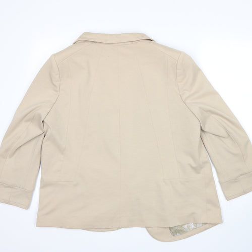 Wallis Womens Beige   Jacket Blazer Size 18