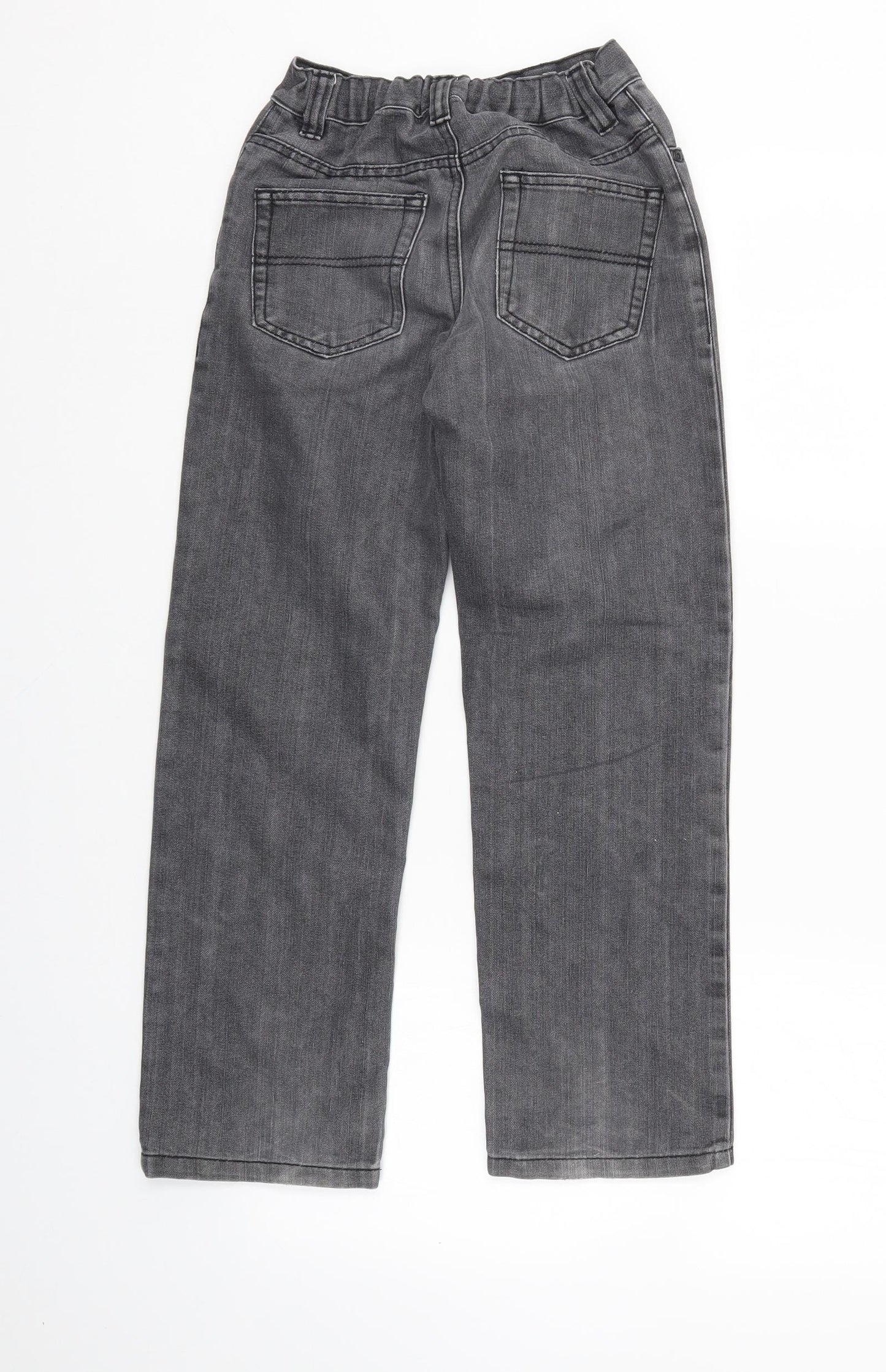 Denim & Co. Boys Grey   Straight Jeans Size 9-10 Years