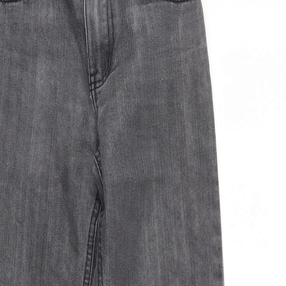 Denim & Co. Boys Grey   Straight Jeans Size 9-10 Years