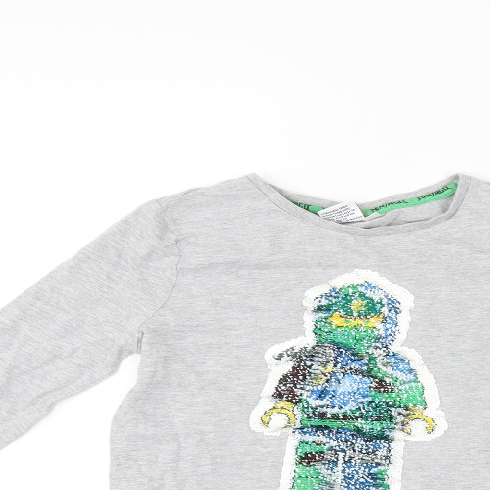 LEGO Girls Grey   Pullover Jumper Size 10 Years  - lego
