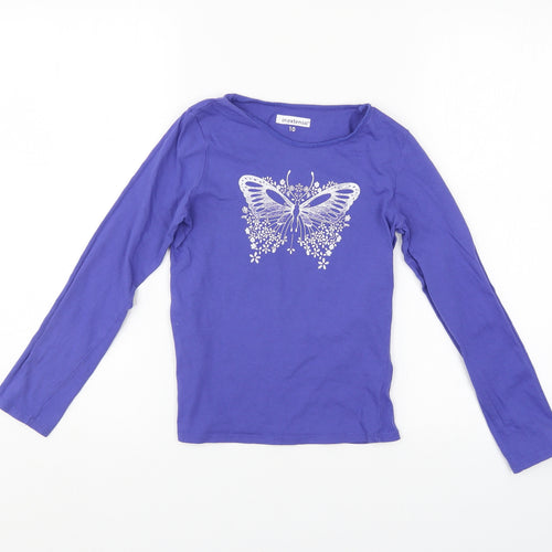 In Extenso Girls Blue   Pullover Jumper Size 10 Years