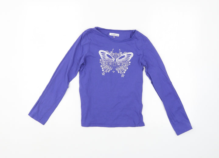 In Extenso Girls Blue   Pullover Jumper Size 10 Years