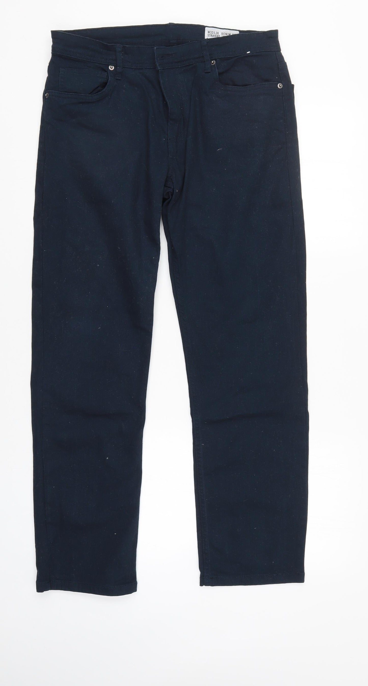 Demin Co Mens Blue   Straight Jeans Size 32 L30 in
