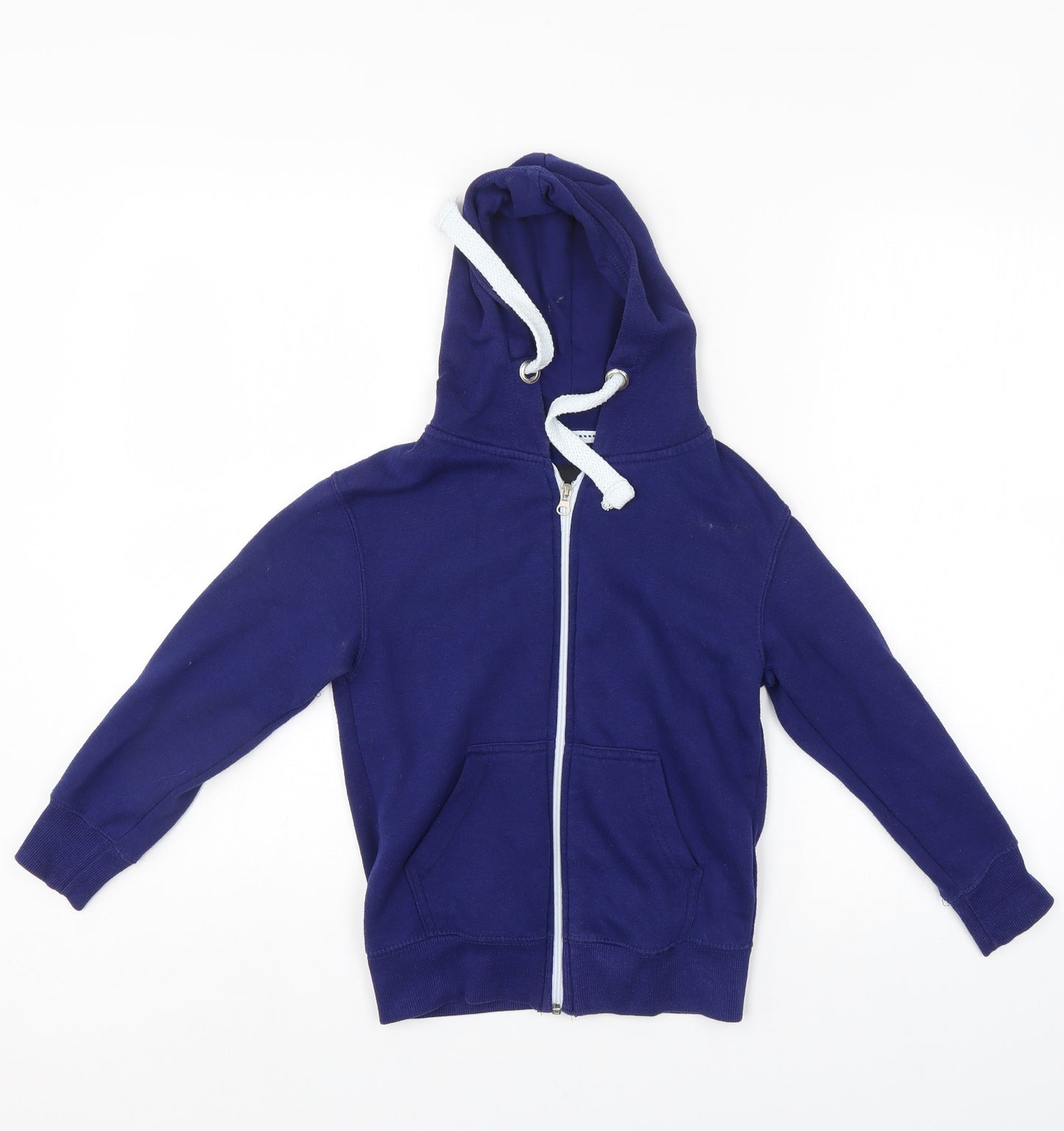 MALAIKA Girls Blue   Full Zip Hoodie Size 7-8 Years
