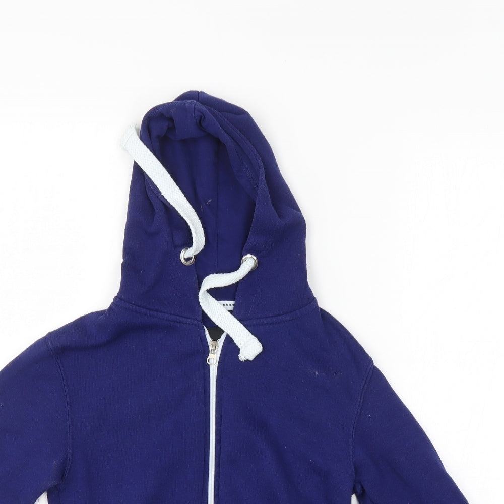 MALAIKA Girls Blue   Full Zip Hoodie Size 7-8 Years