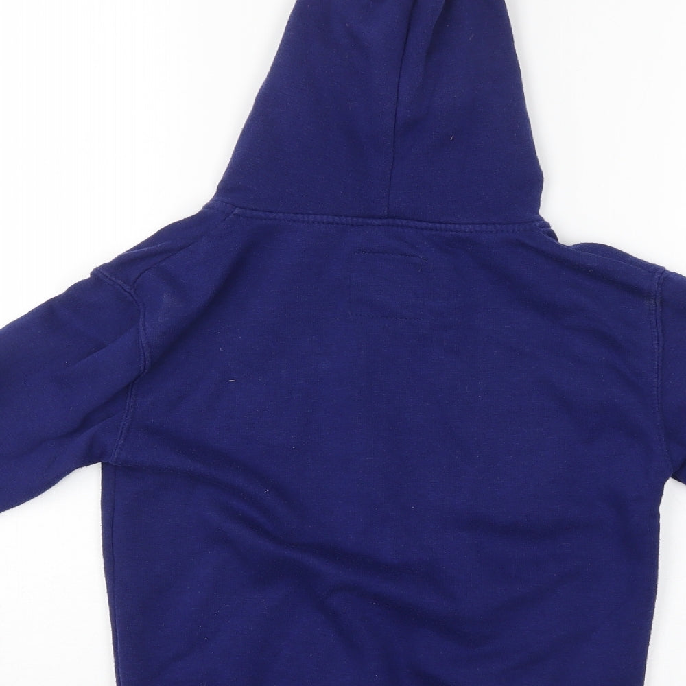 MALAIKA Girls Blue   Full Zip Hoodie Size 7-8 Years