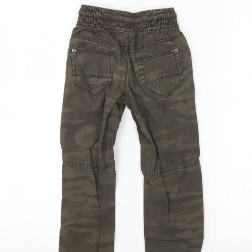 George Boys Brown Camouflage  Straight Jeans Size 4-5 Years
