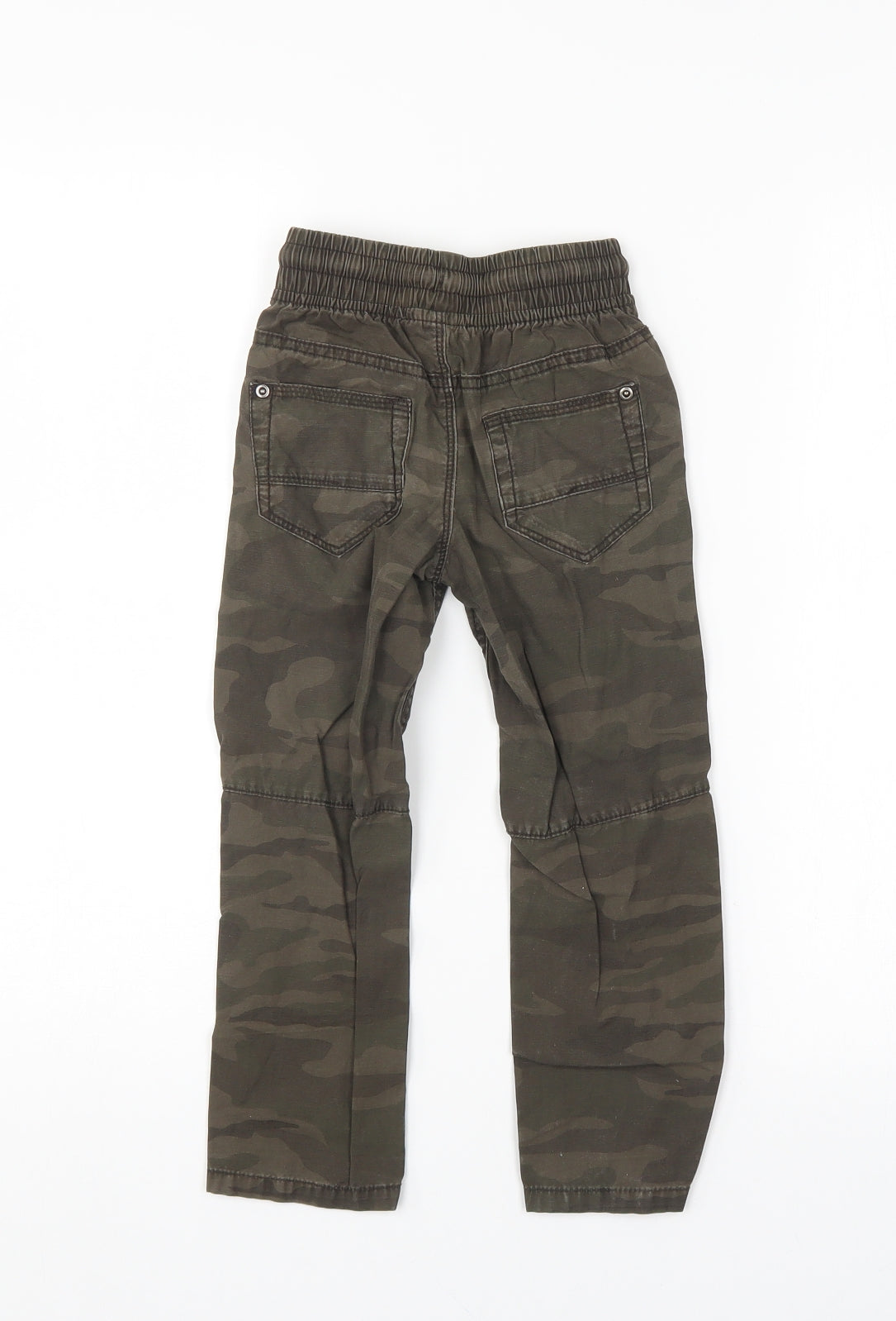 George Boys Brown Camouflage  Straight Jeans Size 4-5 Years