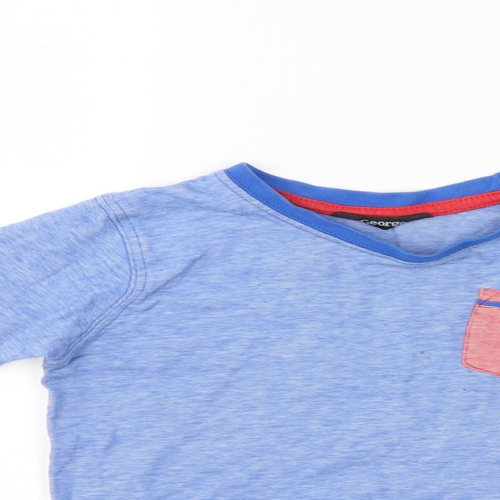 George Boys Blue   Pullover Jumper Size 18-24 Months