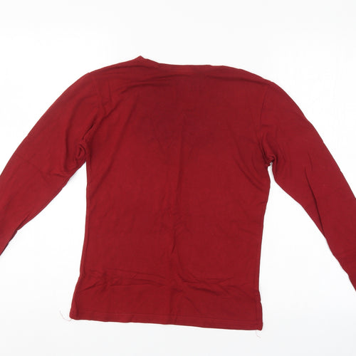Yeliz Womens Red   Pullover Jumper Size M