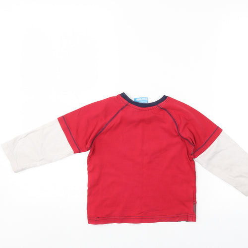 Thomas tank engine Boys Red   Pullover Jumper Size 2-3 Years  - Thomas & Friends