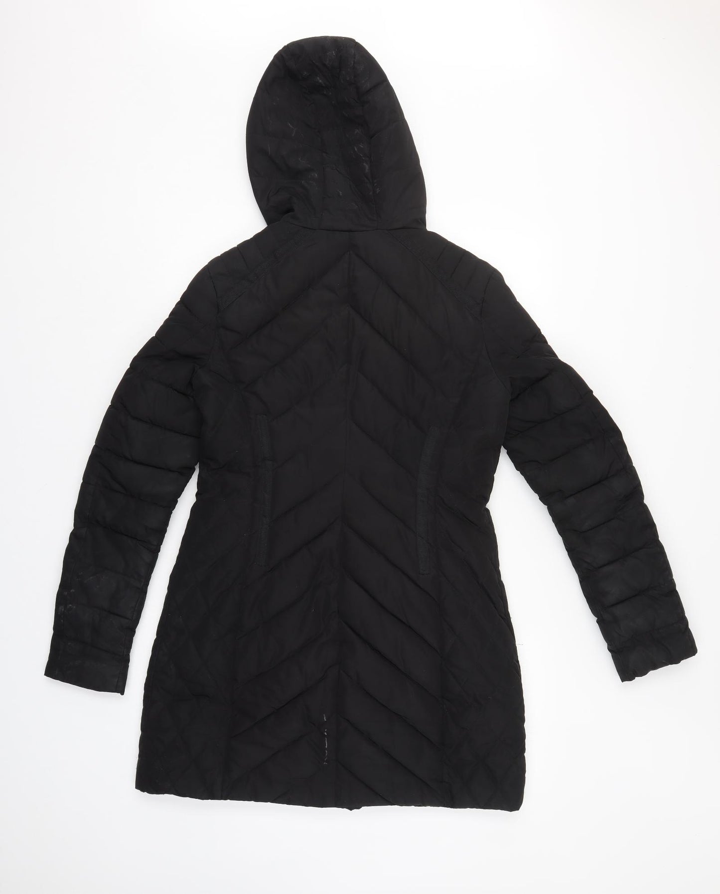 NEXT Womens Black   Rain Coat Blazer Size 8