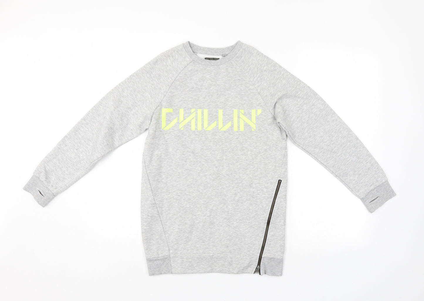 NEXT Girls Grey   Pullover Sweatshirt Size 11 Years