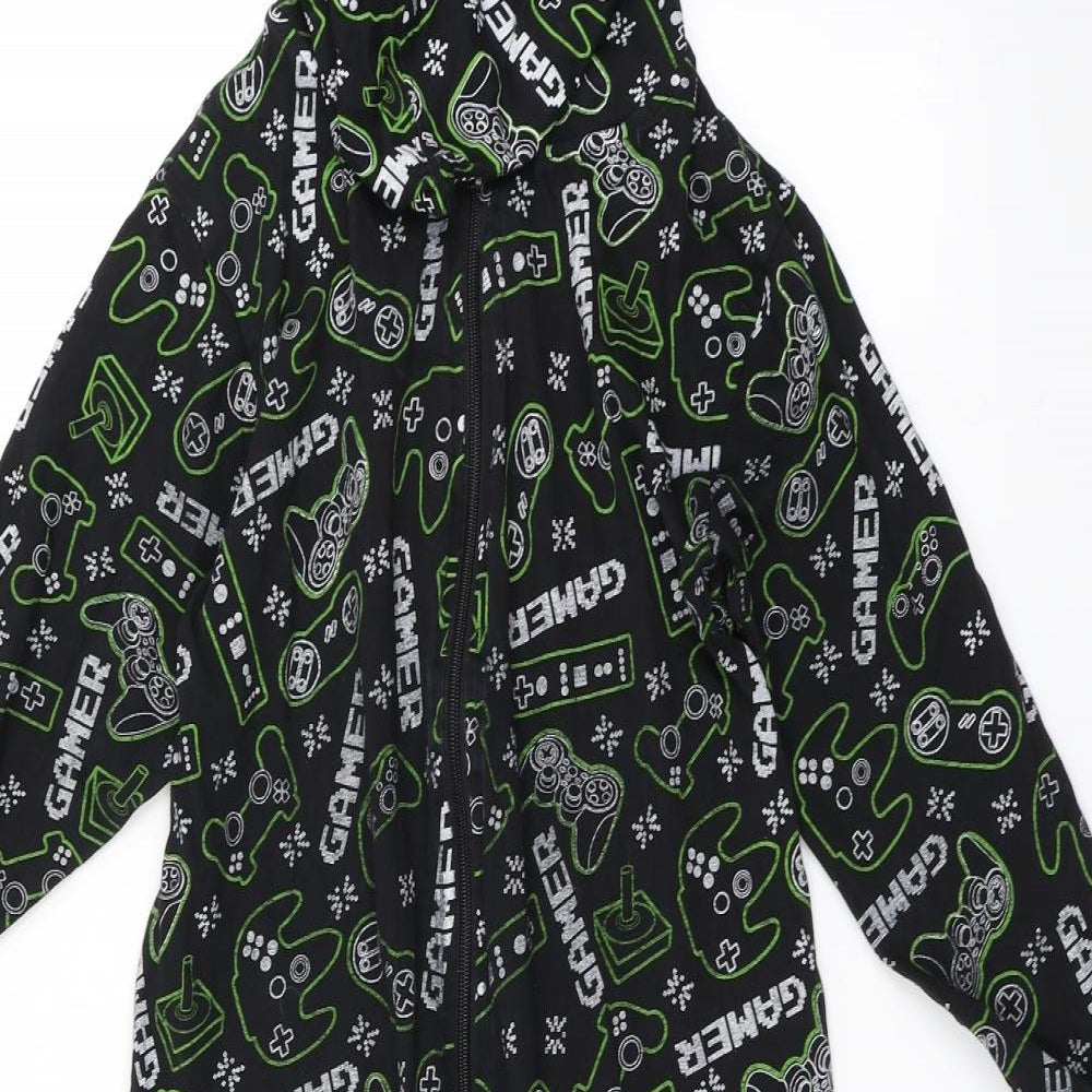 Pyjamas.com Boys Black    One Piece Size 9-10 Years  - Gamer