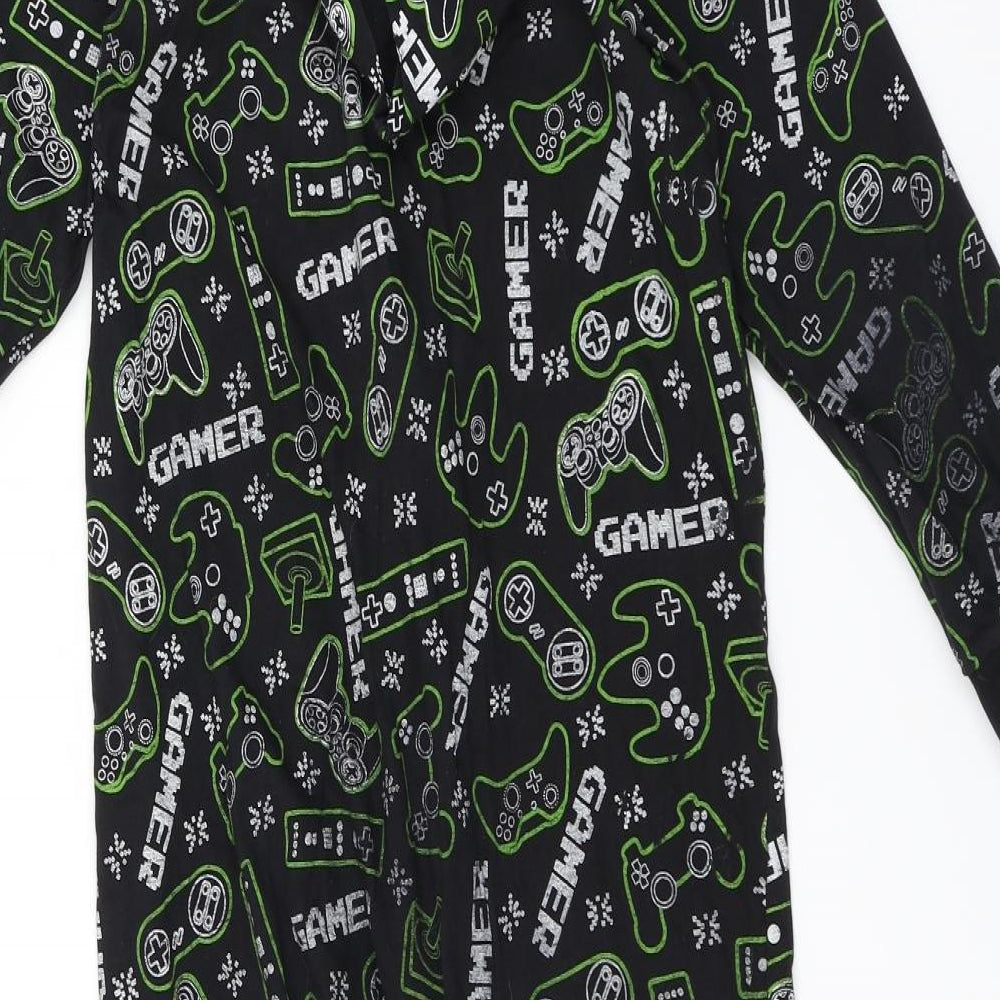 Pyjamas.com Boys Black    One Piece Size 9-10 Years  - Gamer
