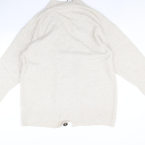 H&M Womens Beige   Cardigan Jumper Size M