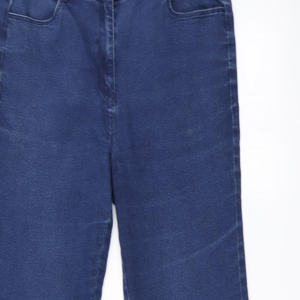 Bonmarche Womens Blue   Straight Jeans Size 12 L28 in