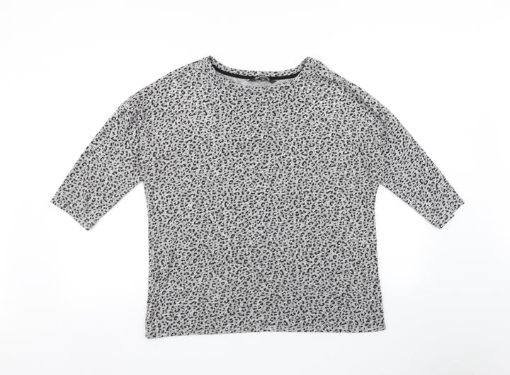 Bonmarche Womens Multicoloured Animal Print  Pullover Jumper Size 14