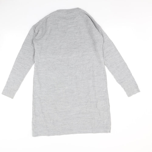 ASOS Womens Grey   Jumper Dress  Size 4