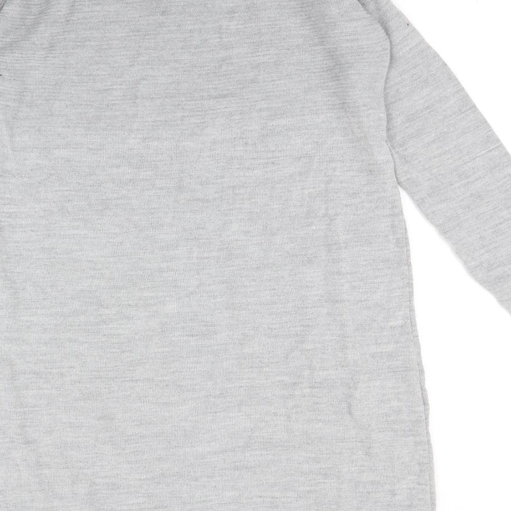 ASOS Womens Grey   Jumper Dress  Size 4