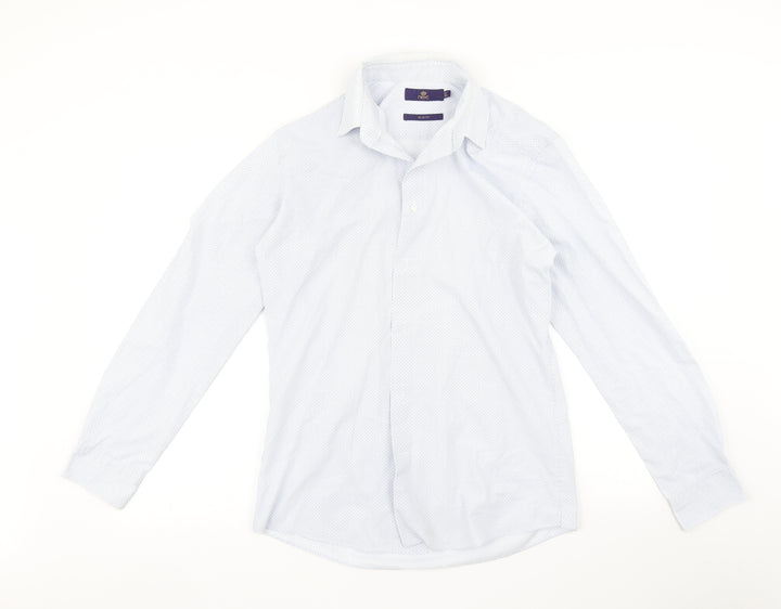 NEXT Mens Blue    Button-Up Size 15.5