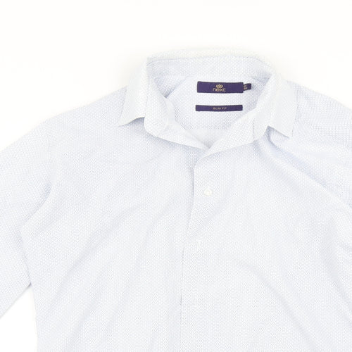 NEXT Mens Blue    Button-Up Size 15.5