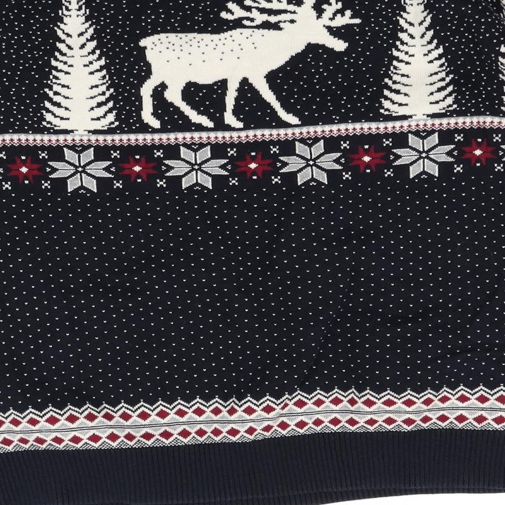 Burton Mens Multicoloured Fair Isle  Pullover Jumper Size L