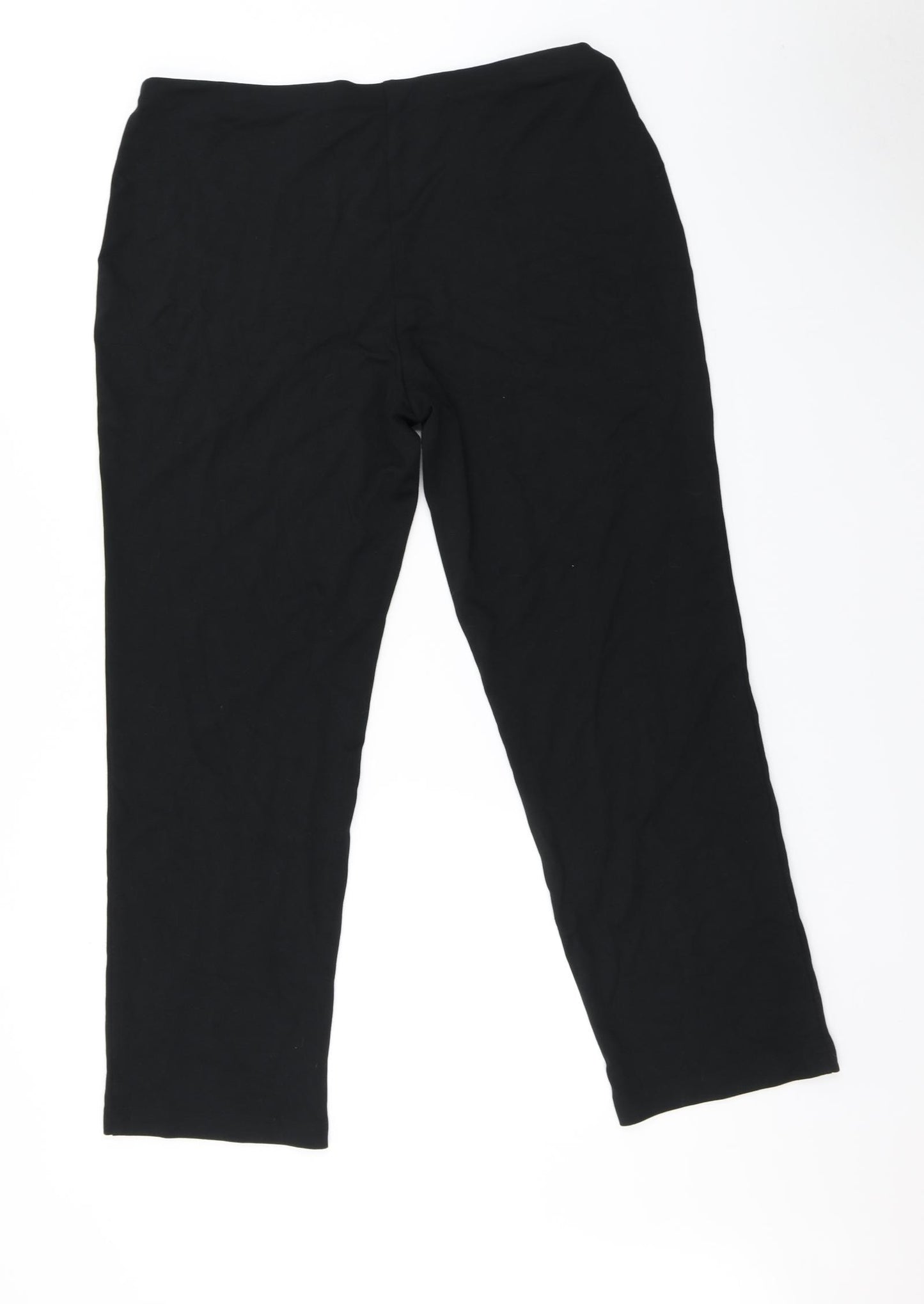 Marks and Spencer Womens Black   Trousers  Size 16 L28 in