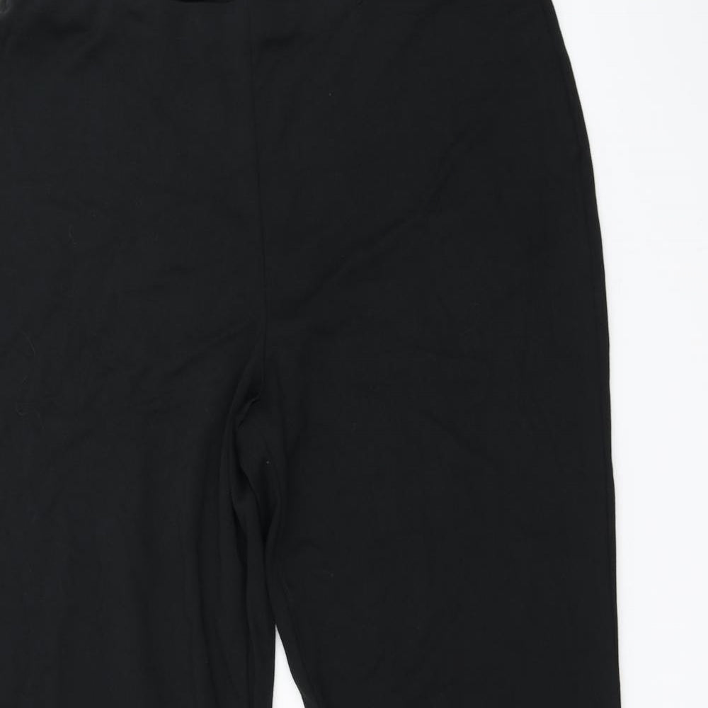 Marks and Spencer Womens Black   Trousers  Size 16 L28 in