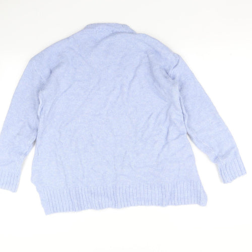 Marks and Spencer Womens Blue   Pullover Jumper Size S