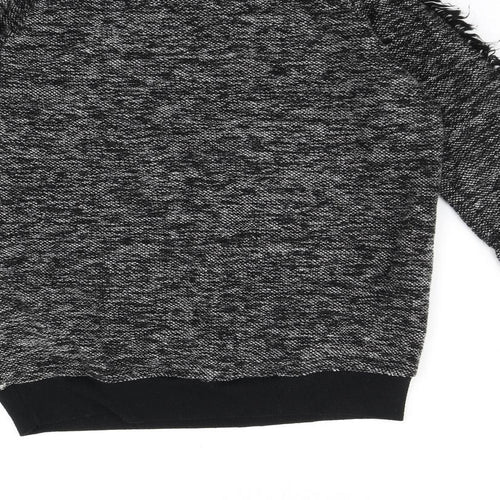 Zara Womens Black   Pullover Jumper Size M