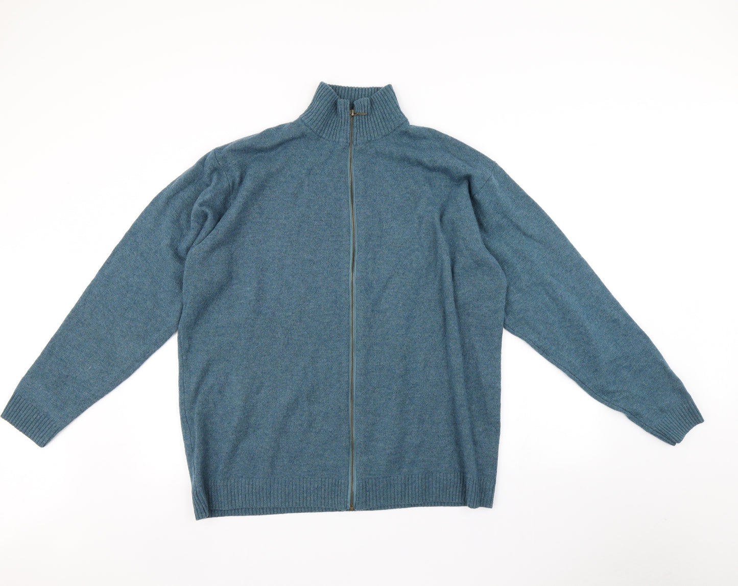 Woollovers Mens Blue   Full Zip Hoodie Size XL