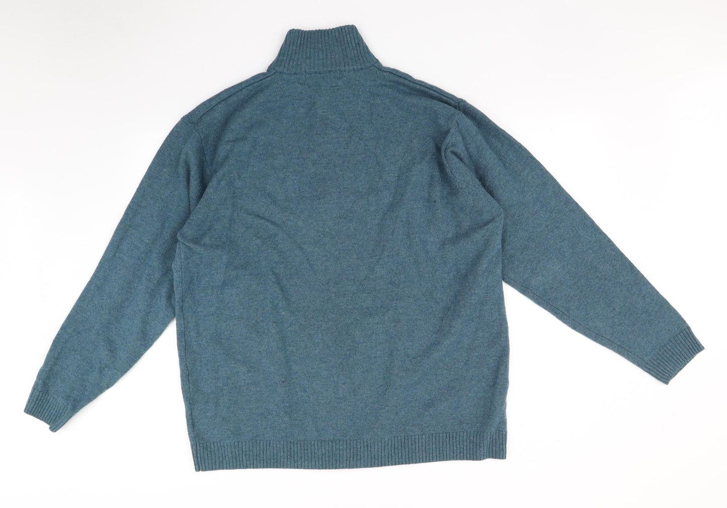Woollovers Mens Blue   Full Zip Hoodie Size XL