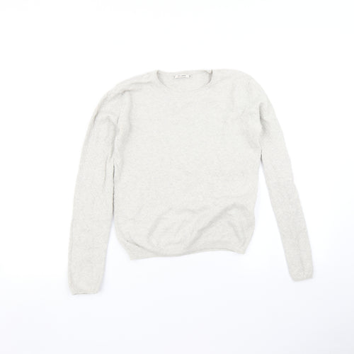 Pull & Bear Womens Beige   Pullover Jumper Size S