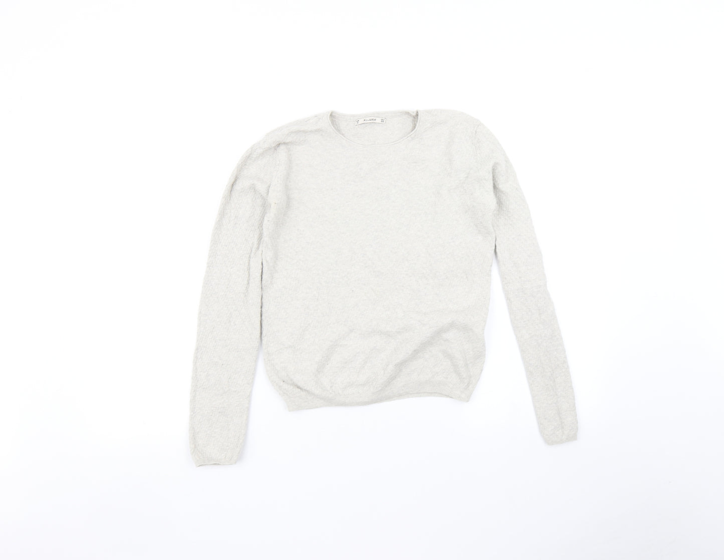 Pull & Bear Womens Beige   Pullover Jumper Size S