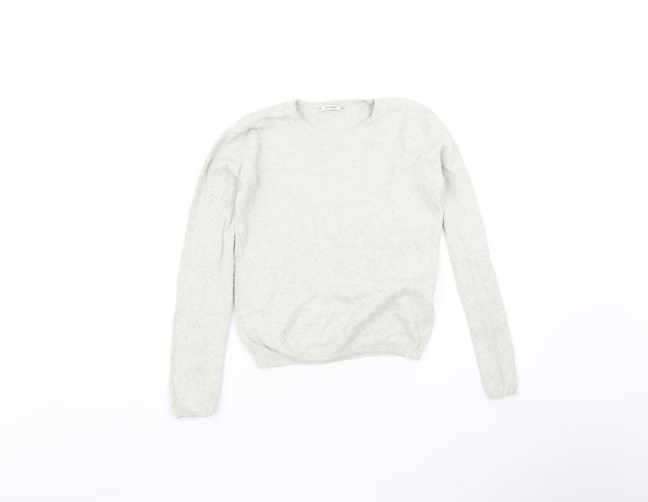 Pull & Bear Womens Beige   Pullover Jumper Size S