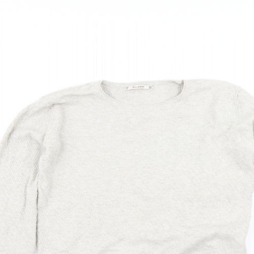 Pull & Bear Womens Beige   Pullover Jumper Size S
