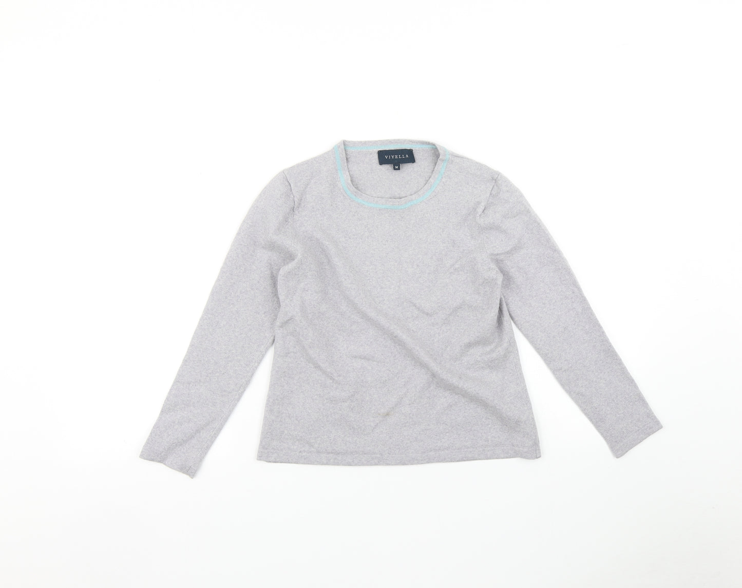 Viyella Womens Grey   Pullover Jumper Size M