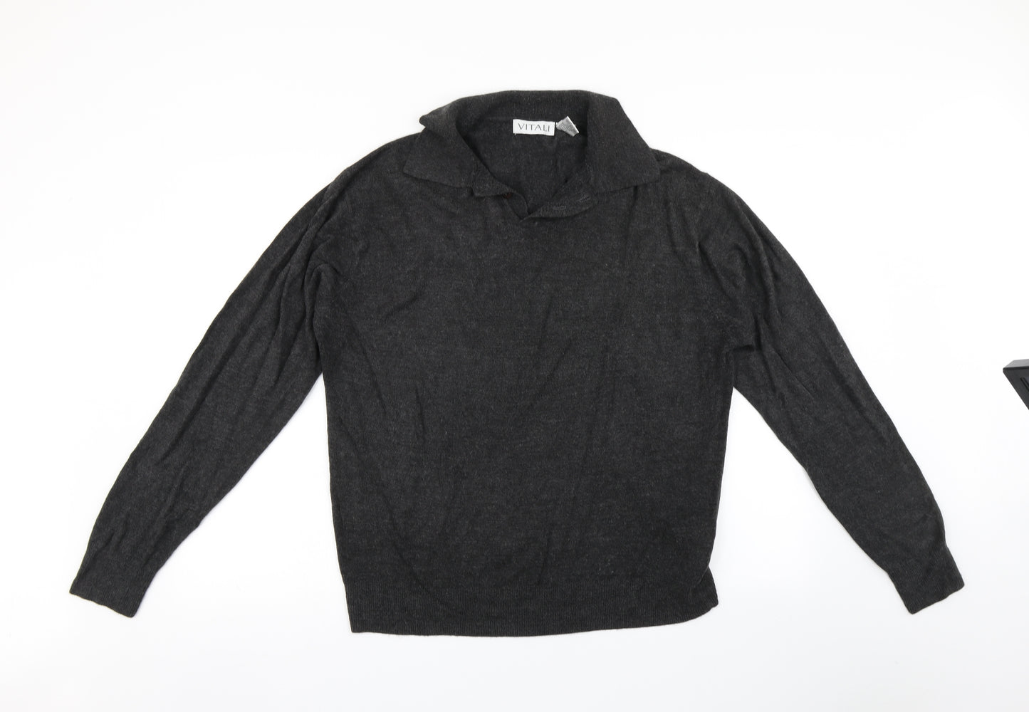 VITALI Mens Grey   Pullover Jumper Size L