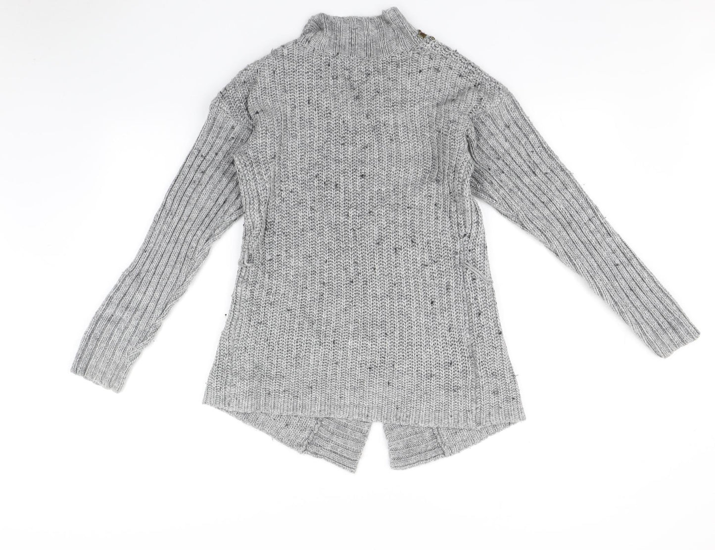 Dorothy Perkins Womens Grey   Cardigan Jumper Size 8
