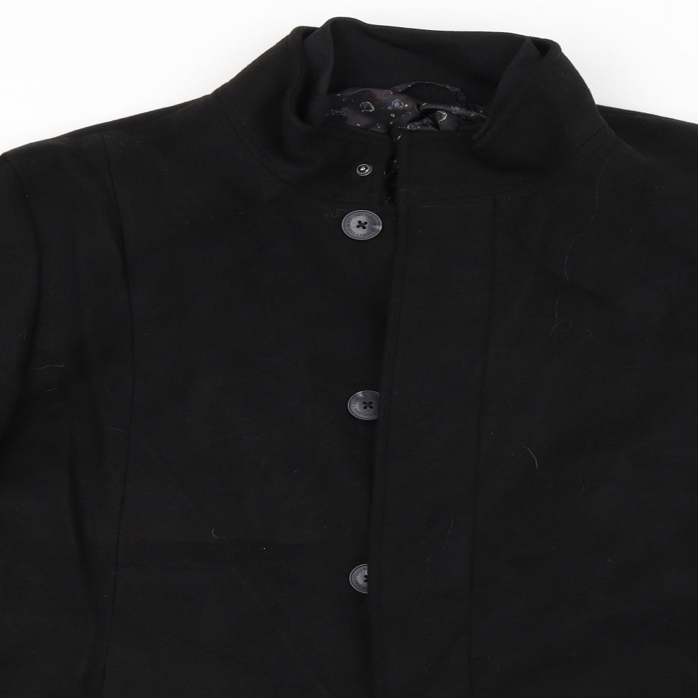 Easy Black Label Womens Black   Overcoat Coat Size 3XL
