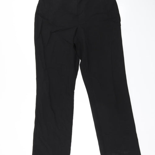 BHS Womens Black   Trousers  Size 10 L30 in
